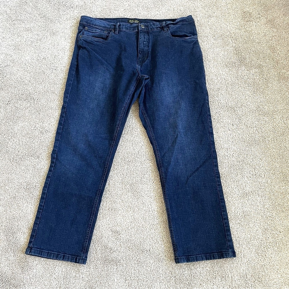 Urban Star Jeans Blue Mens 40x30 Straight Leg‎ Casual Denim Stretch Dark Rock